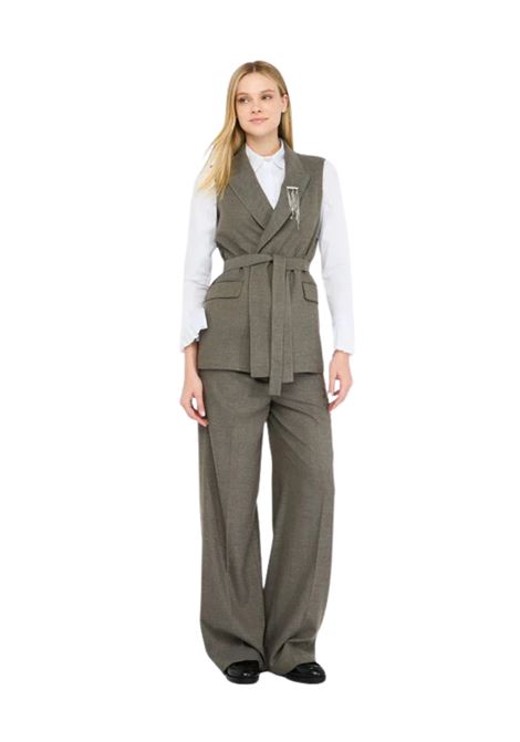Gilet chevron con cintura Liu Jo | CF5259T054AM9770